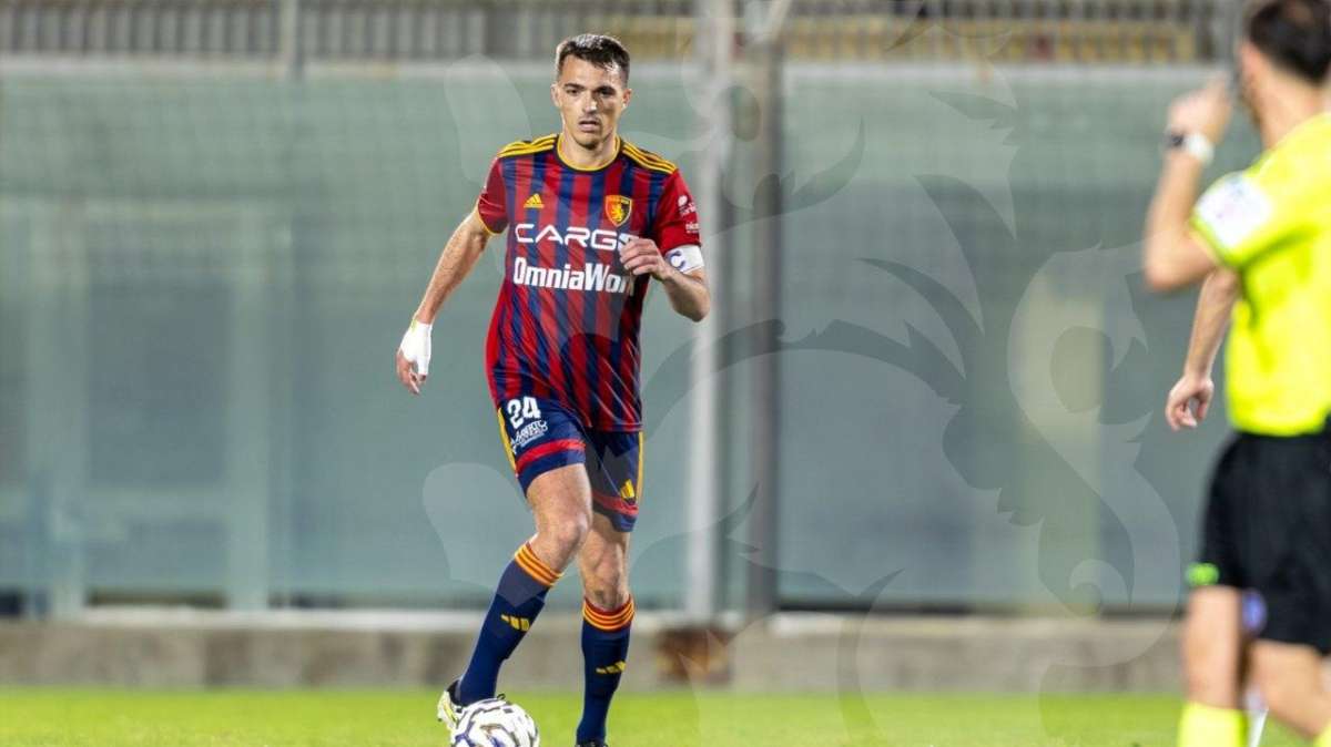 Matteo Bachini con la maglia del Potenza (credit: Nicola Remollino - Potenza Calcio) - www.lacasadic.com