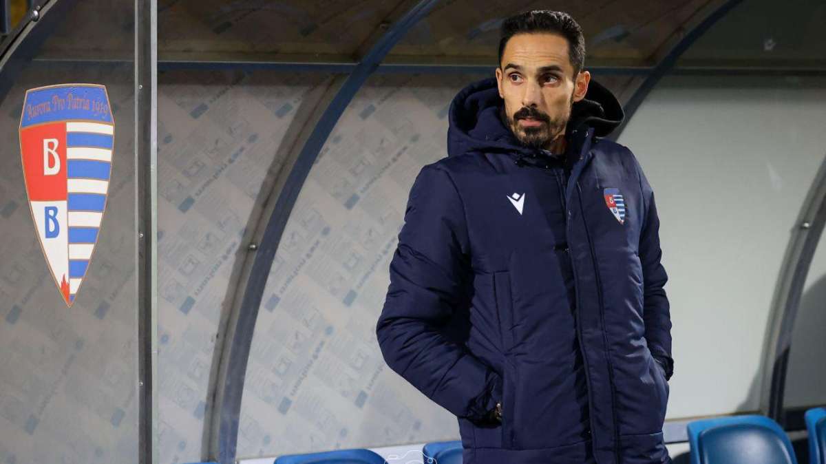 L'allenatore della Pro Patria, Bolzoni, crediti Roberta Corradin, www.lacasadic.com