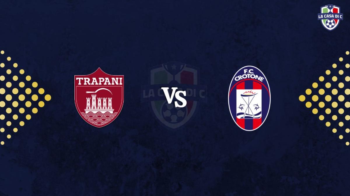 Trapani-Crotone 1-4: il tabellino