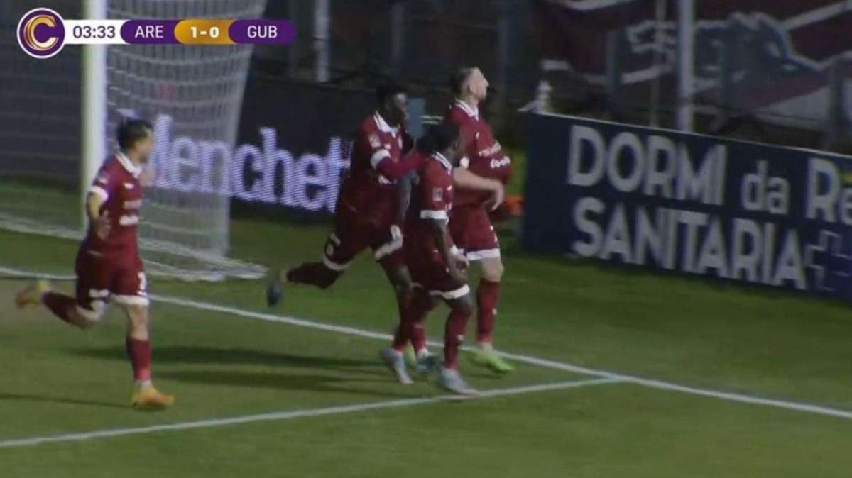 Pietro Cianci esulta dopo il gol al Gubbio - www.lacasadic.com