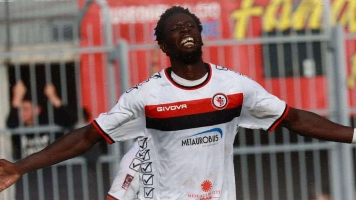 Sylla esulta dopo il gol / Credit: Calcio Foggia 1920