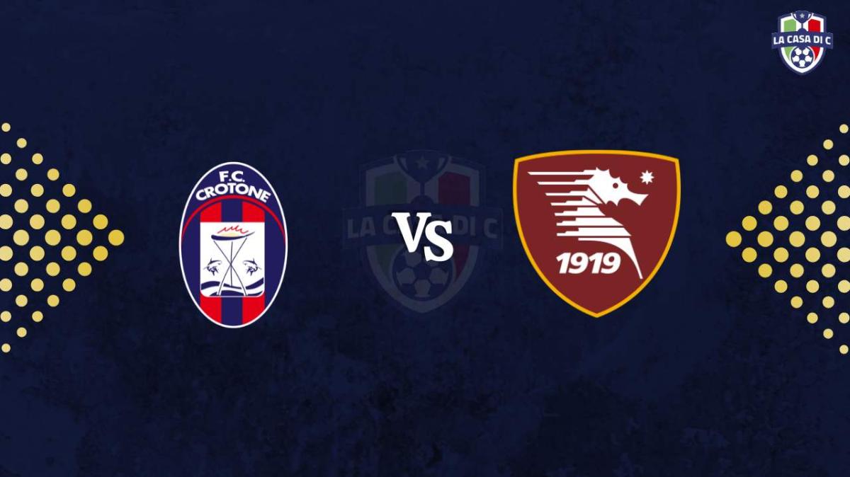 Crotone-Salernitana: le formazioni ufficiali