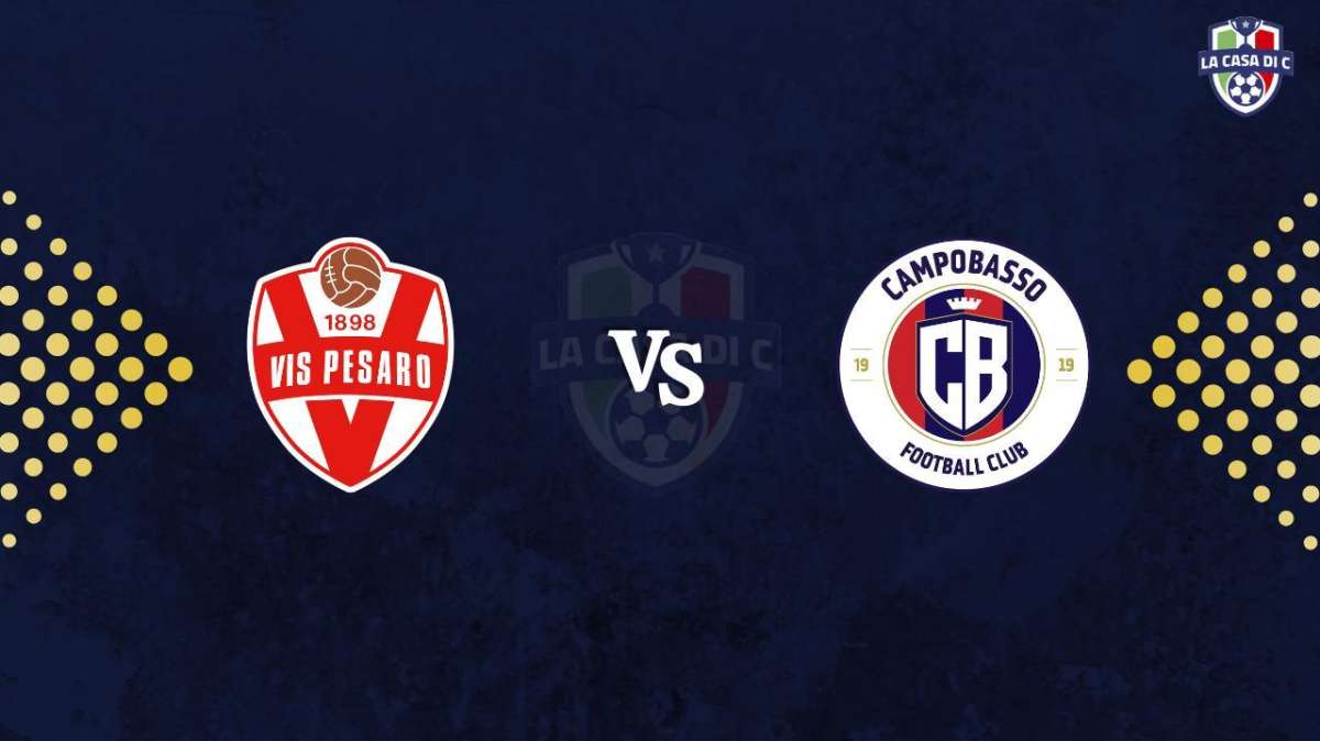 Vis Pesaro-Campobasso 1-2: il tabellino