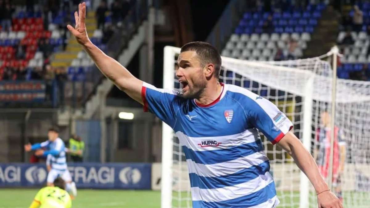 Giacomo Beretta esulta dopo un gol / Credit: Roberta Corradin 