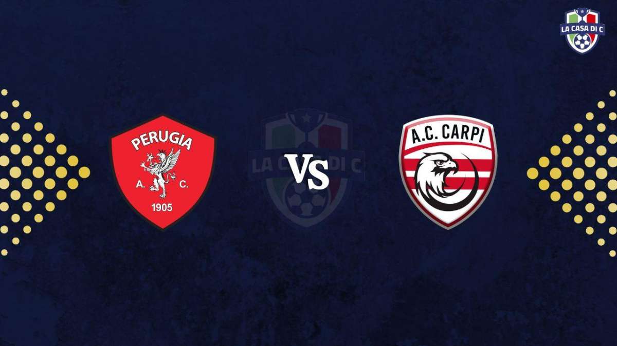 Perugia-Carpi 1-1: il tabellino