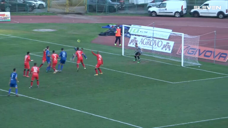 Paganese in vantaggio, che gol di Tissone!