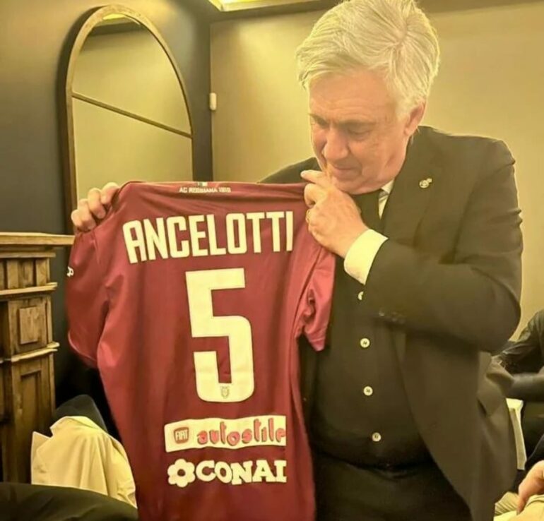 Ancelotti maglia Reggiana