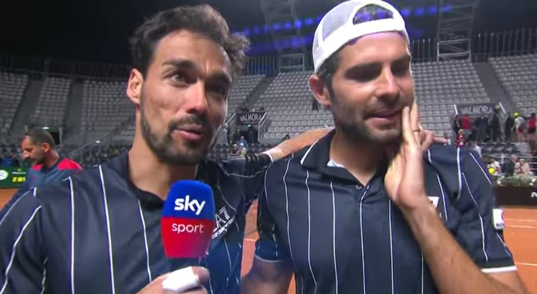 Fognini Bolelli screen