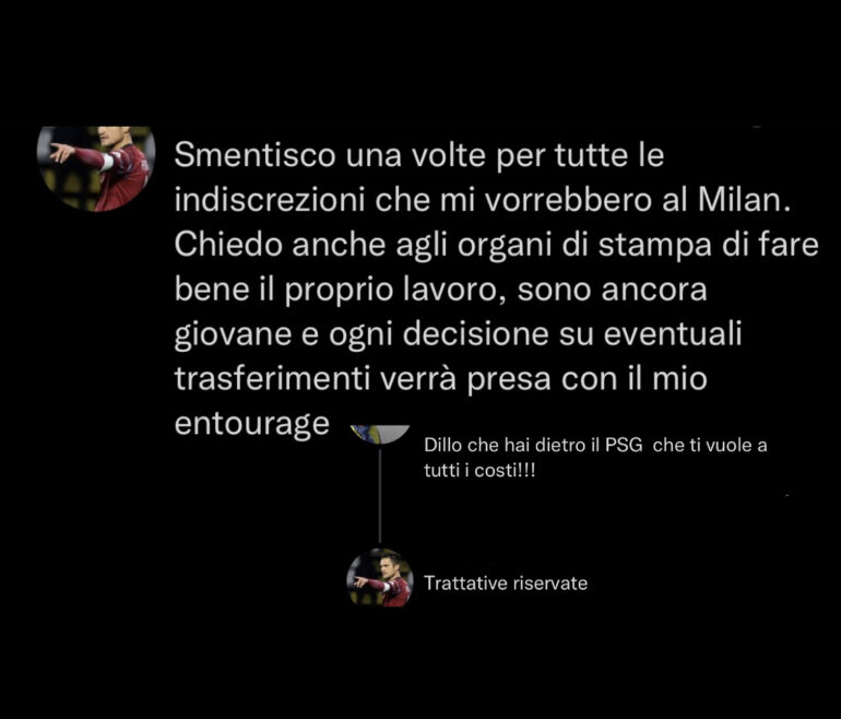 Trasferimento al Milan? Siparietto social, Perticone ci scherza: “Fate bene il vostro lavoro” – FOTO perticone