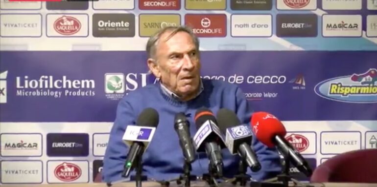 Zeman conferenza pescara