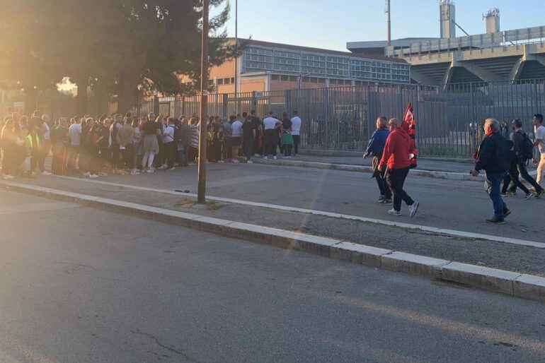 Foggia Crotone tifosi tornelli