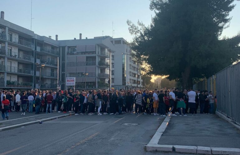 Foggia Crotone tifosi tornelli