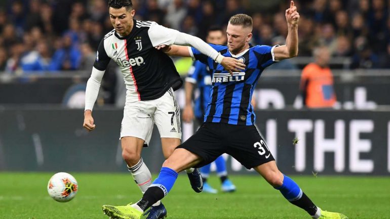 Ronaldo skriniar copertina