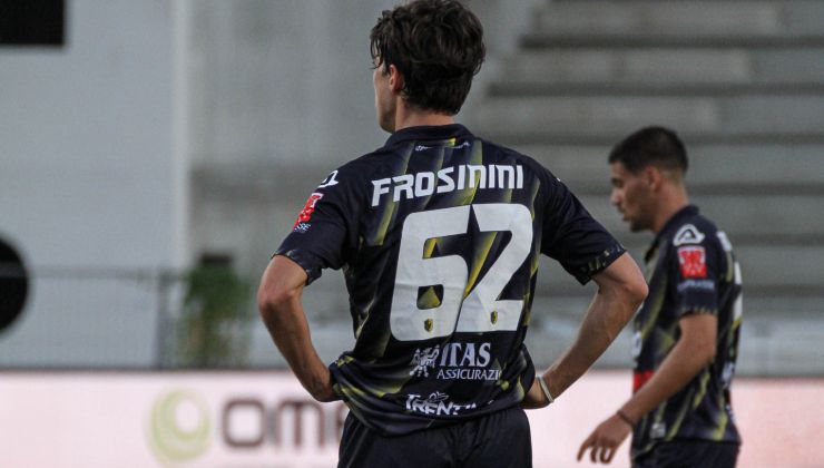 Frosini con la maglia del Trento