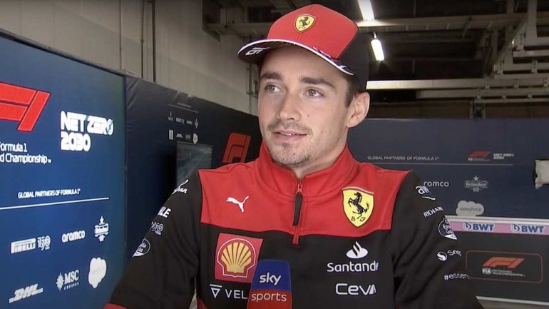 Charles Leclerc pilota Ferrari