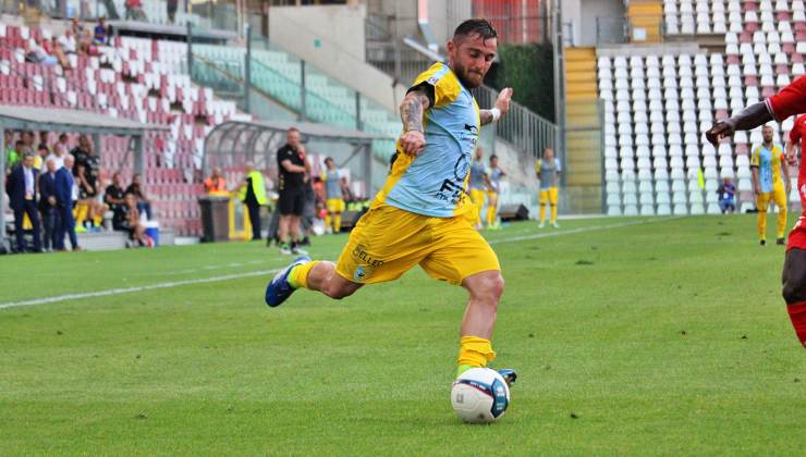 Lakti con la maglia dell'Arzignano