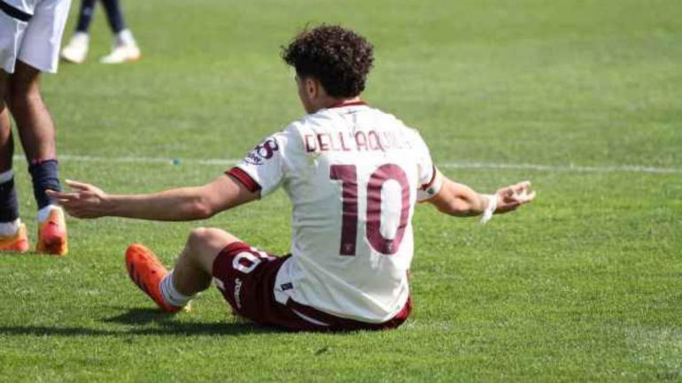 Francesco Dell'Aquila in azione con la maglia del Torino Primavera / Credit: Martina Cutrona / www.lacasadic.com