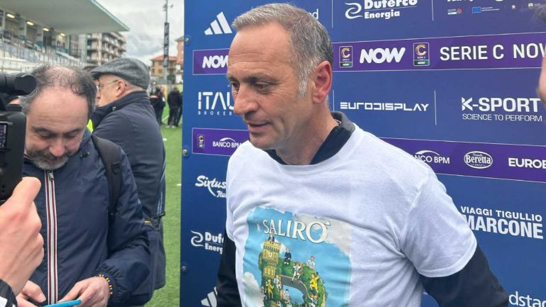 L'allenatore della Virtus Entella Gallo