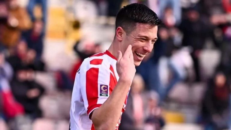Alex Rolfini con la maglia del Vicenza - Credits: L.R. Vicenza