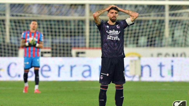 Di Gennaro in maglia Catania