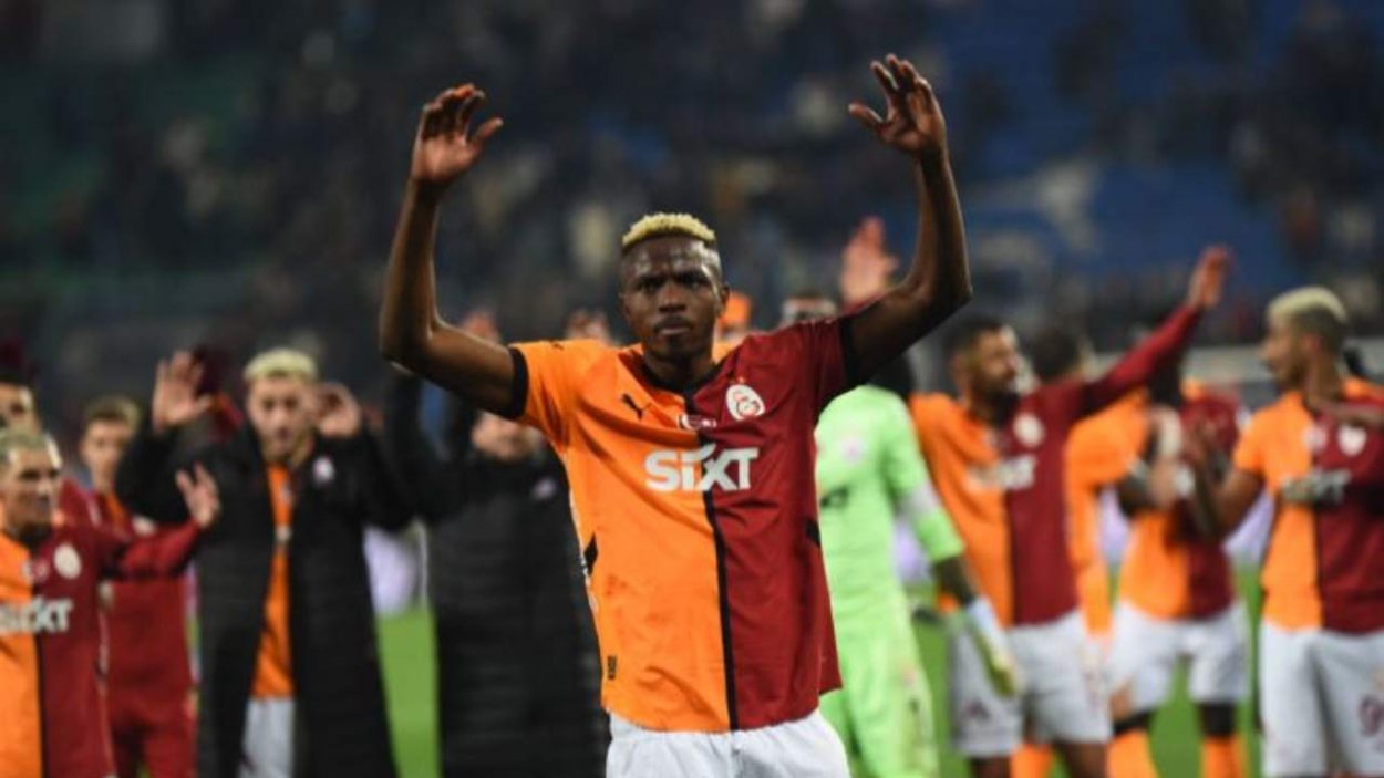 Osimhen con la maglia del Galatasaray