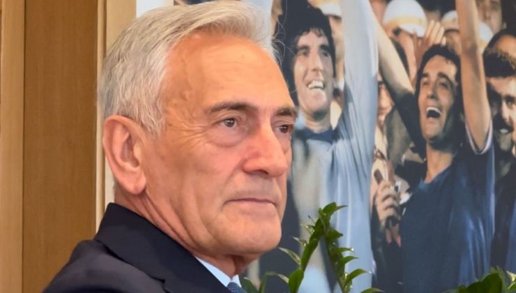 Il Presidente della FIGC Gravina