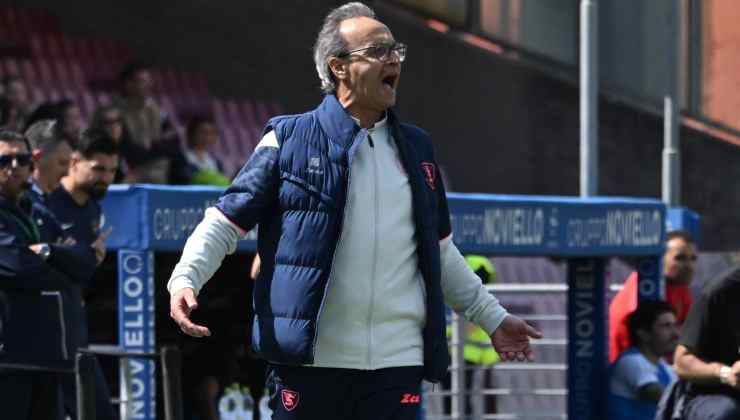 Pasquale Marino, allenatore della Salernitana, credit Imago | lacasadic.com