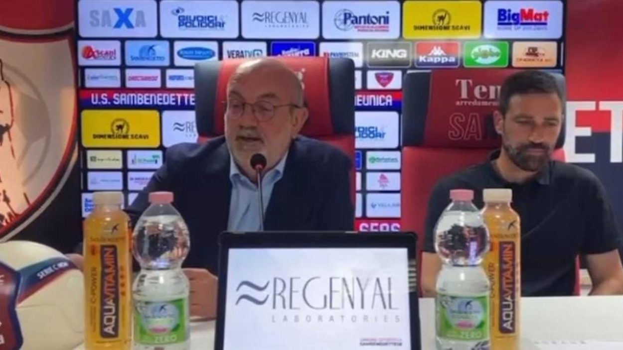 Il presidente della Sambenedettese Vittorio Massi