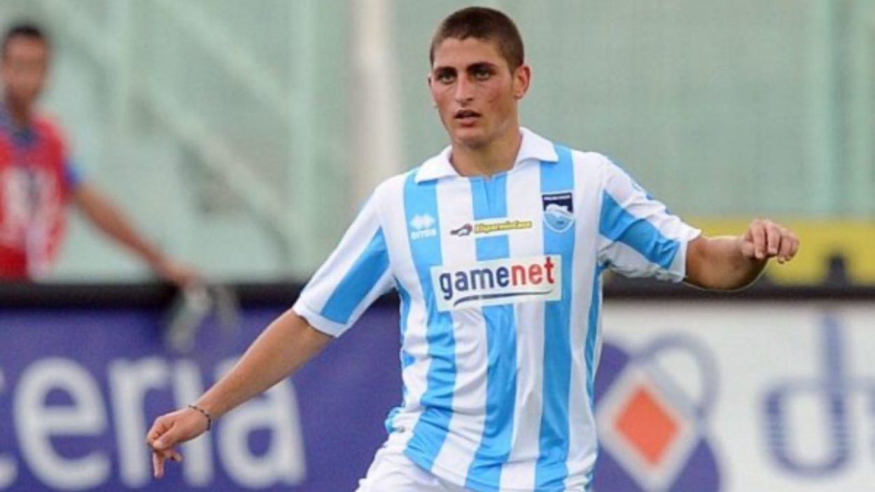 Marco Verratti con la maglia del Pescara / Credit: Pescara Calcio