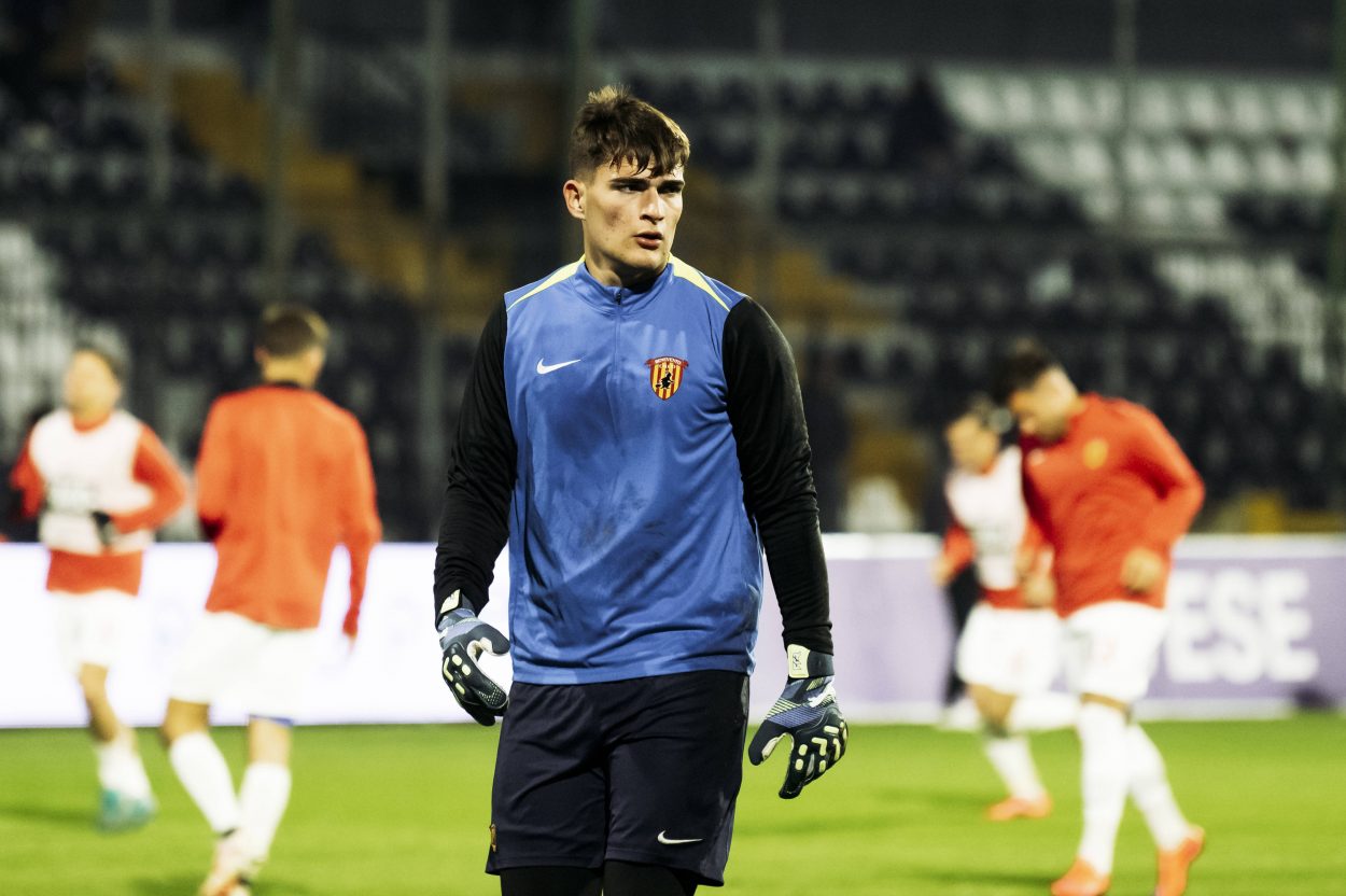 Nunziante con la maglia del Benevento