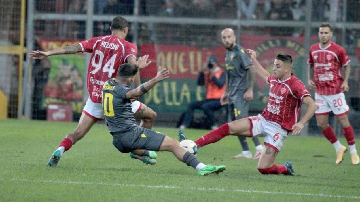Un'azione di gioco del Perugia