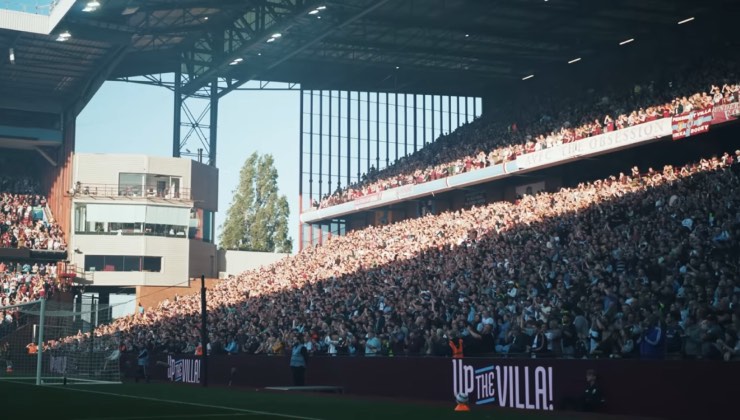 I tifosi dell'Aston Villa, screen / www.lacasadic.com