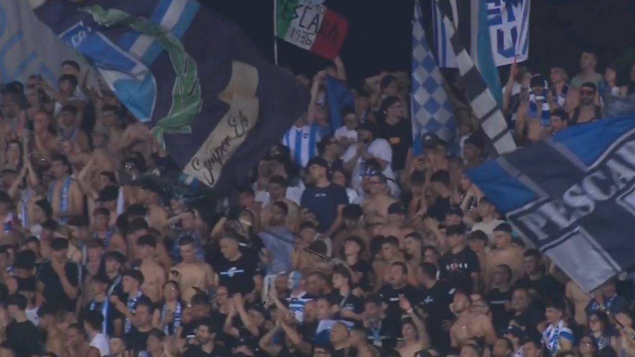 I tifosi del Pescara, screen / www.lacasadic.com