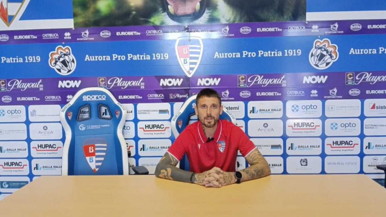 Il nuovo allenatore della Pro Patria Leandro Greco