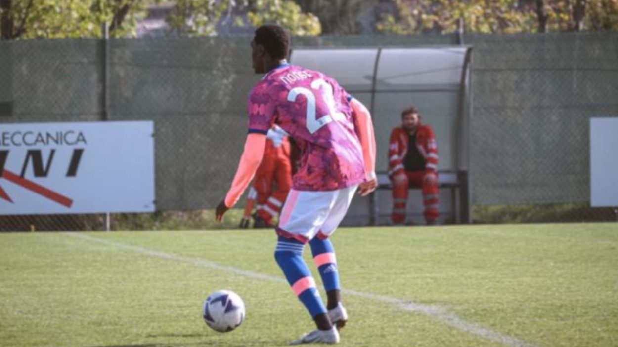 Nonge Boende con la maglia della Juventus / Credits: Martina Cutrona