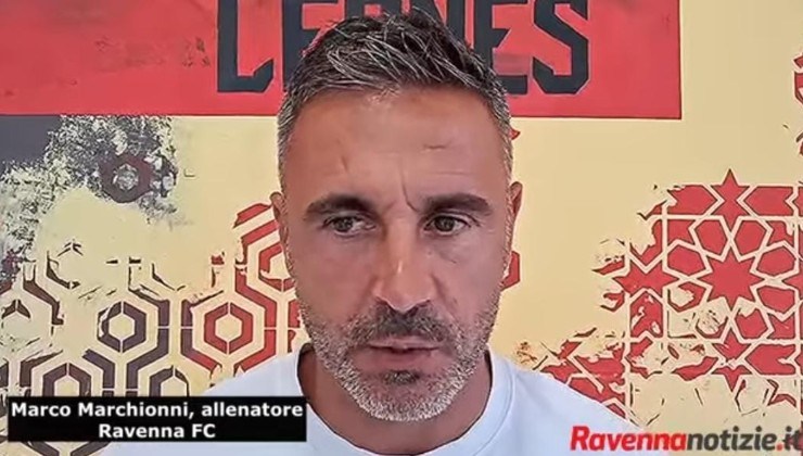 Marco Marchionni, allenatore Ravenna
