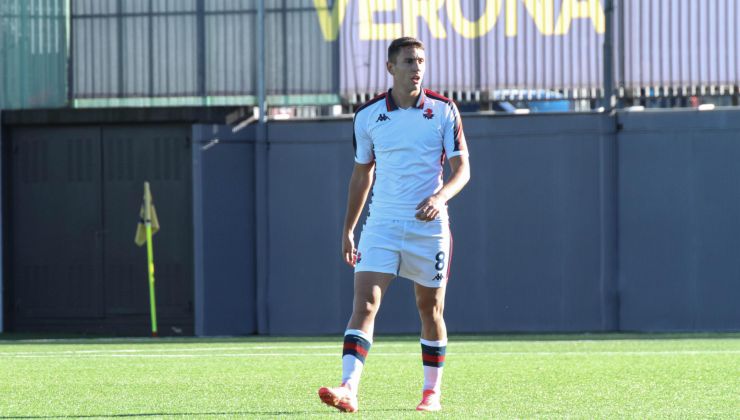 Gianluca Rossi con la maglia del Genoa Primavera - Credits: Martina Cutrona - www.lacasadic.com