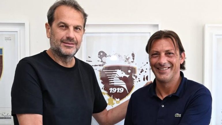 Giuseppe Raffaele, allenatore Salernitana
