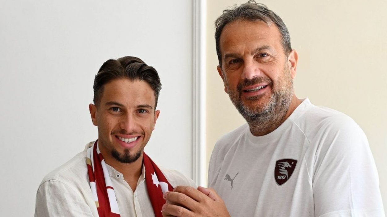 Michael Liguori e Daniele Faggiano - Credit: Salernitana / ww.lacasadic,com