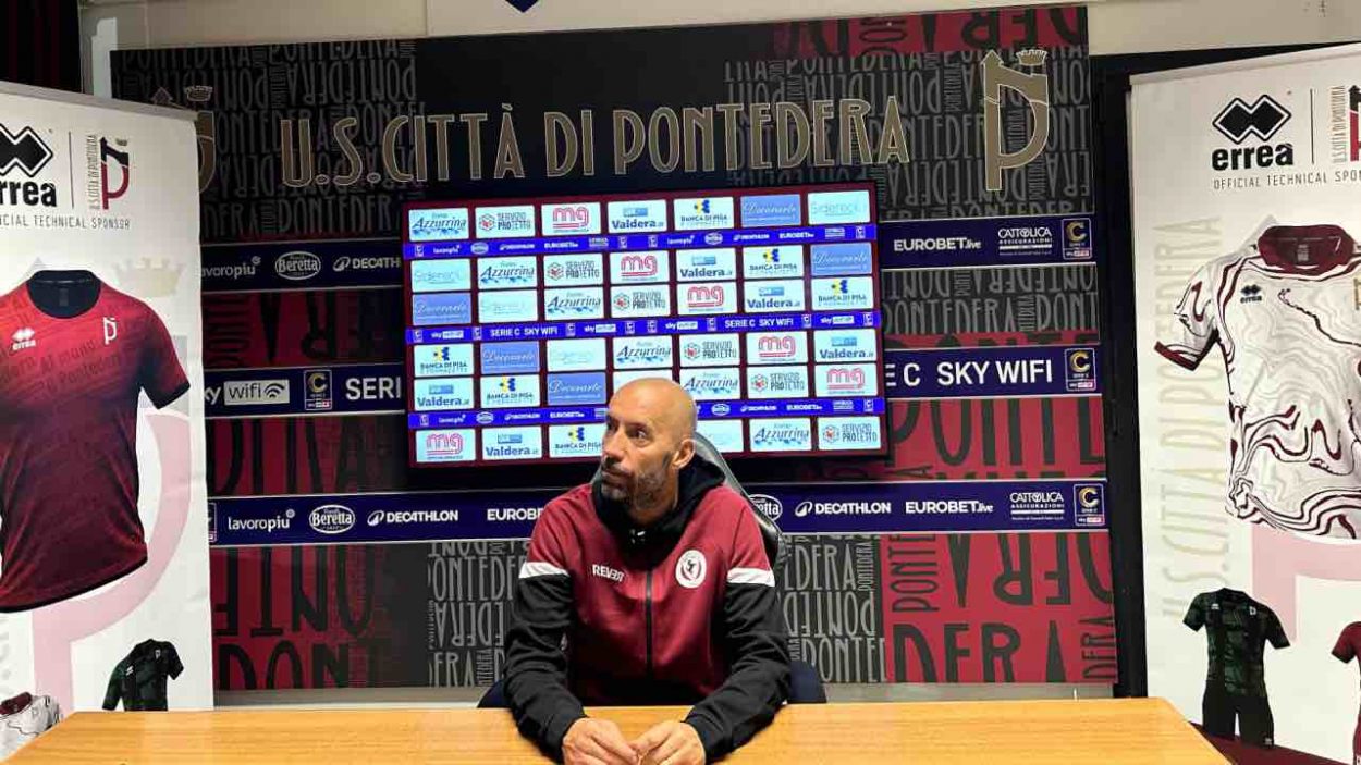 Cristian Bucchi in conferenza stampa