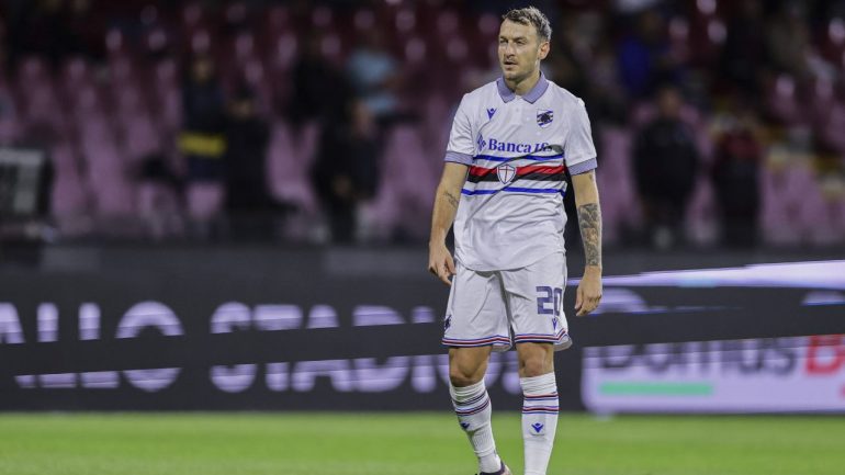 Antonino La Gumina con la maglia della Sampdoria - IMAGO - www.lacasadic.com
