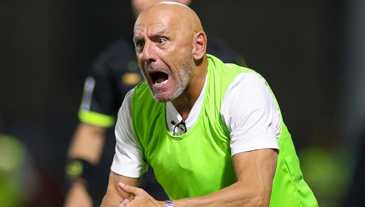 l'allenatore del cerignola vincenzo maiuri