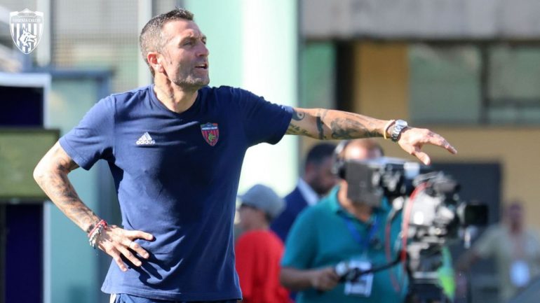Antonio Buscè, allenatore del Cosenza, credit: Cosenza Calcio / www.lacasadic.com
