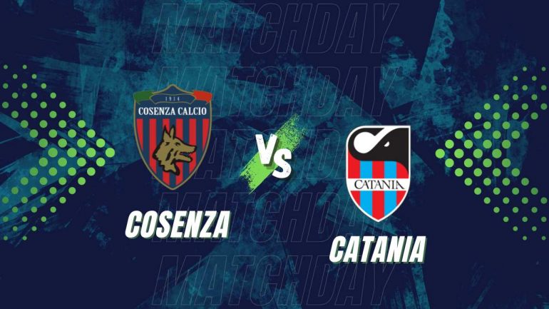 Cosenza Catania, diretta testuale della partita (LaCasadiC.com(