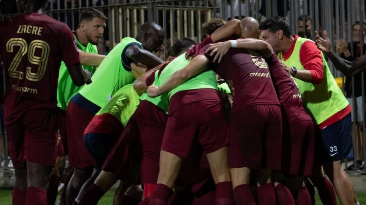 Ravenna Calcio esultanza squadra 2025/2026
