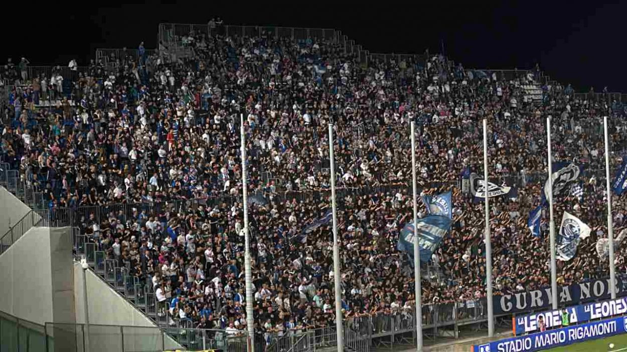 La curva dell'Union Brescia