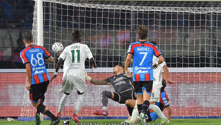 Andrea Dini portiere Catania