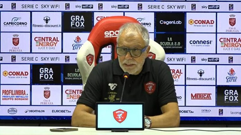 Piero Braglia, allenatore del Perugia