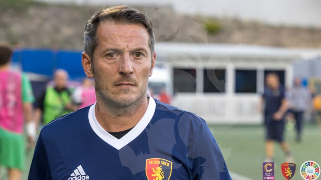 L'allenatore del Potenza, Pietro De Giorgio (cerdit: Nicola Remollino, Potenza Calcio) - www.lacasadic.com