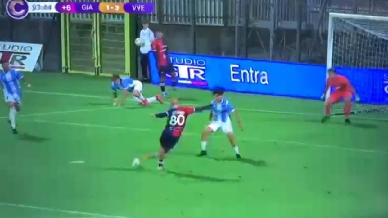 Giana Erminio-Virtus Verona, la rabona di Bulevardi